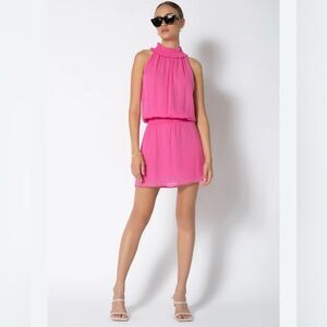 TART Vesta Mini Dress in Dragonfruit Pink - Size S